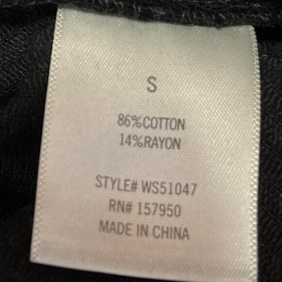 NEW Francesca's Jessie Black Corduroy Jumper Pinafore Mini Overalls Dress S - Picture 5 of 5